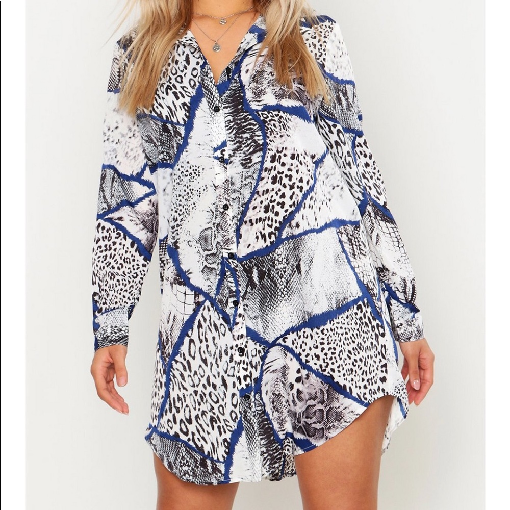 Boohoo Animal Print Dress 🦒 🦓